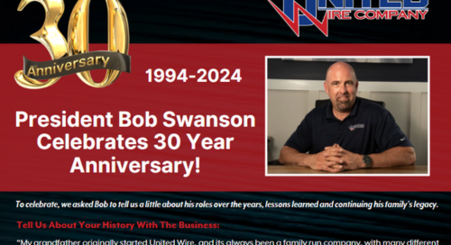 President Bob Swanson Celebrates 30 Year Anniversary